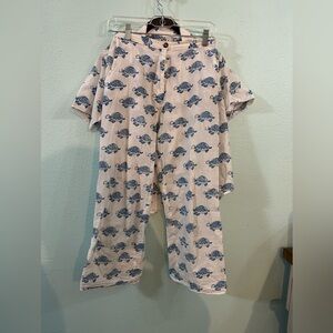 Ciao Lucia Turtle Print Pajama Set | Mixed Sizes S/M